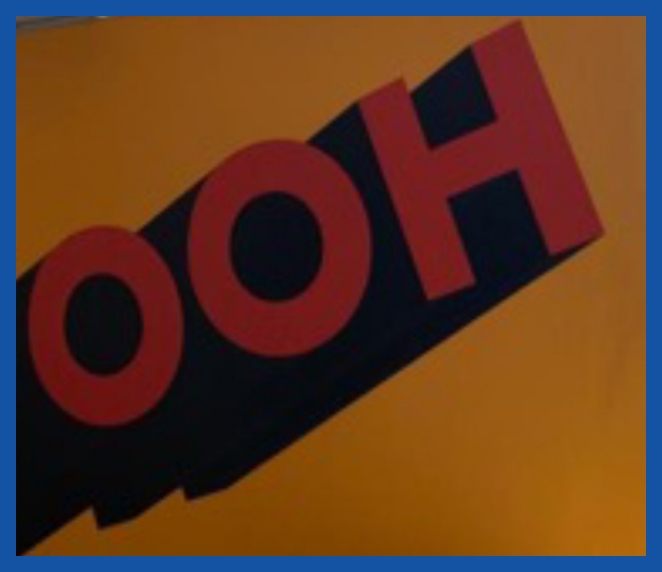 'Ooh' wall poster